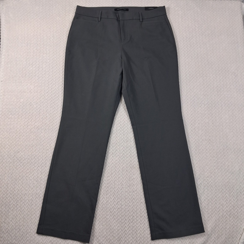 Liverpool Harper Bootcut Pant Womens 14/32 Dark Grey